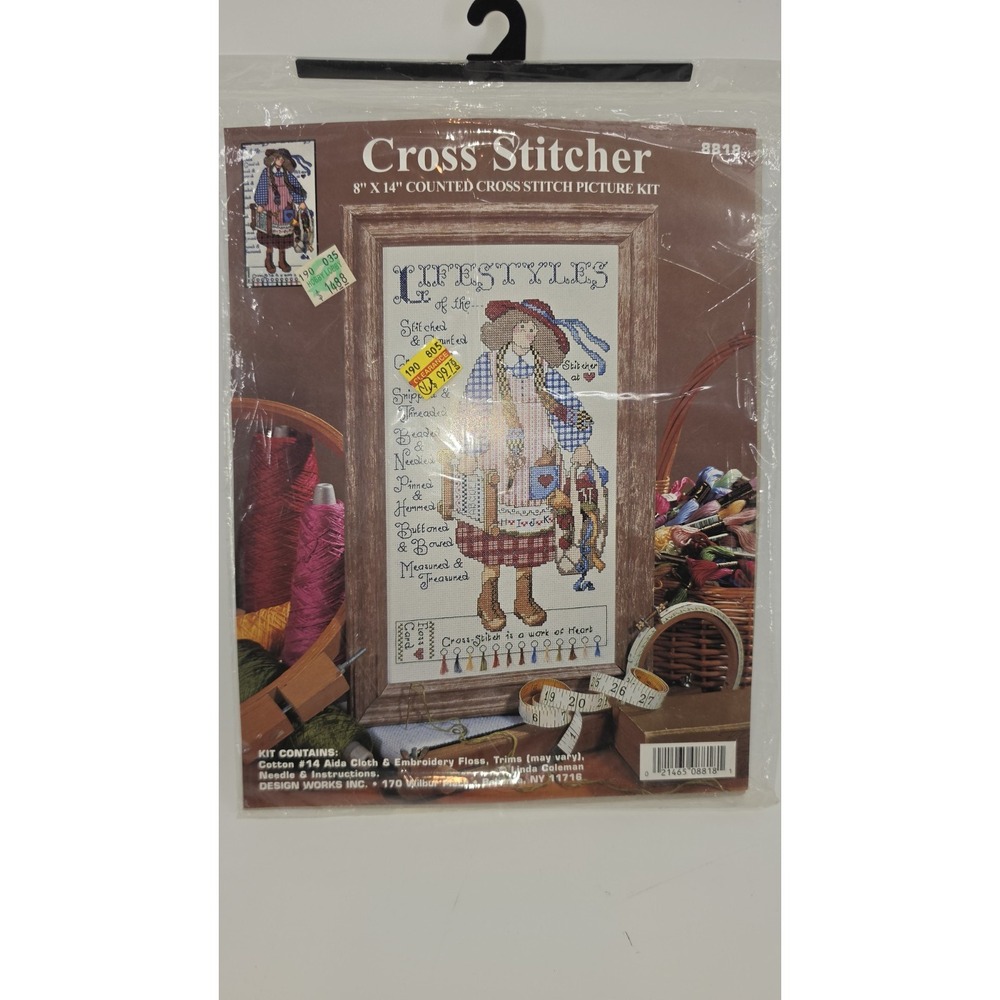 Design Works #8818 - Cross Stitcher - Counted Cross Stitch Kit